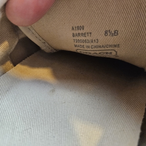 Coach Printed Sneaker Barrett Women US 8.5B - Picture 3 of 14